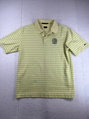 Vtg Nike Tiger Woods TW Polo Shirt PGA Grand Slam Golf Poipu Bay Kauai Y2K M